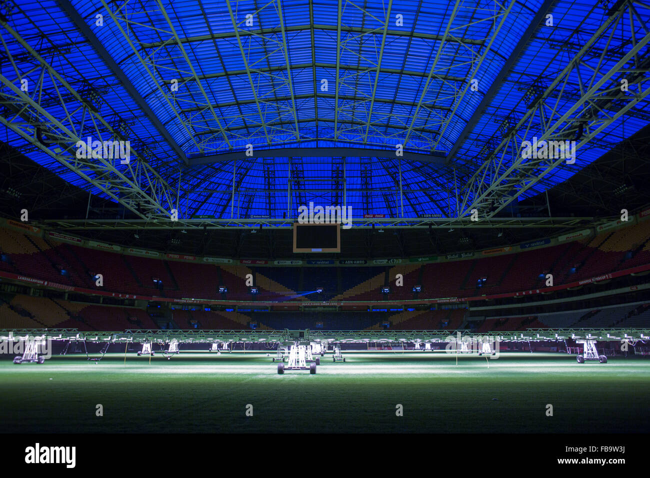 Arena in Amsterdam, home football stadium of dutch team Ajax Stock Photo