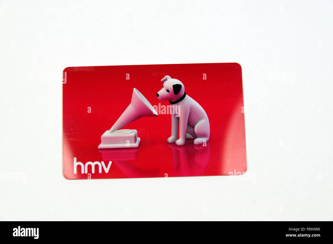 HMV gift voucher. Stock Photo