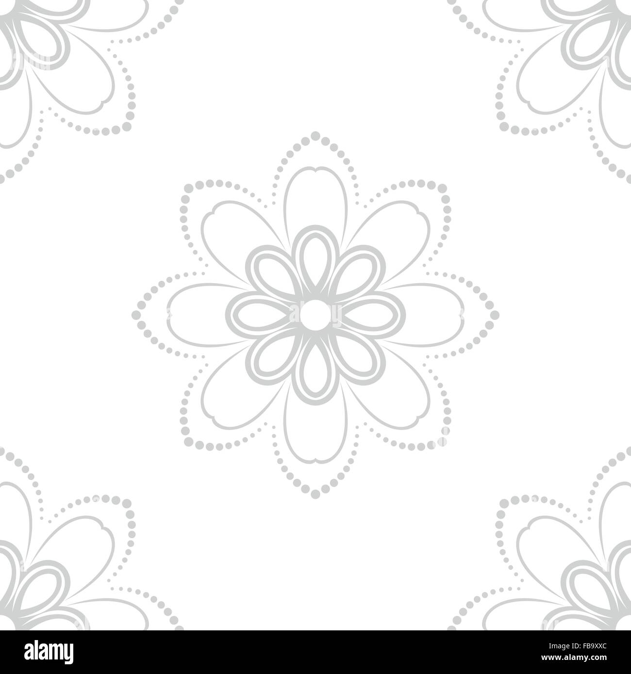 Floral Fine Seamless Vector Pattern Stock Vector Image & Art - Alamy