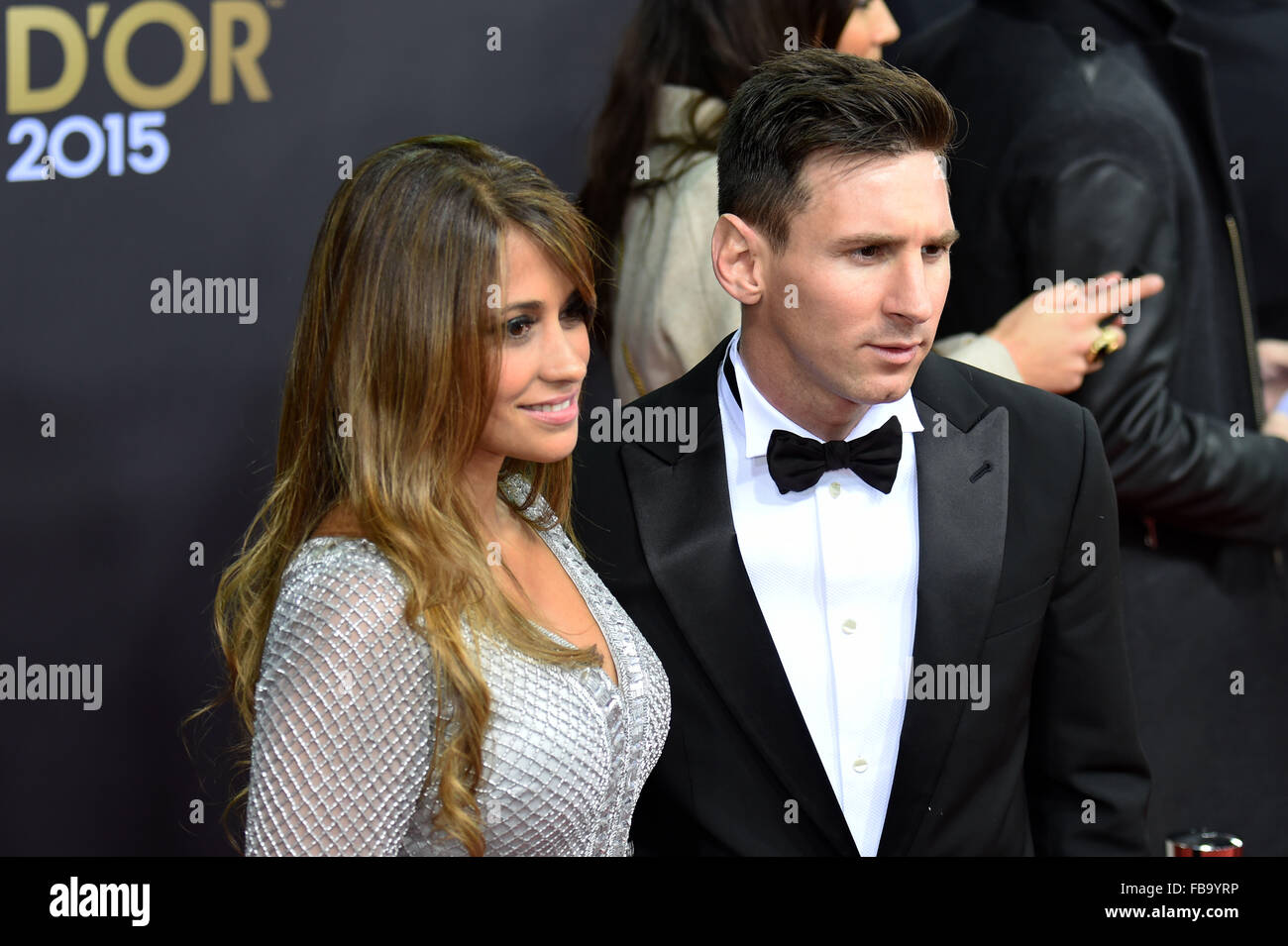 Zurich, Switzerland. 11th Jan, 2016. (L-R) Antonella Roccuzo, Lionel ...