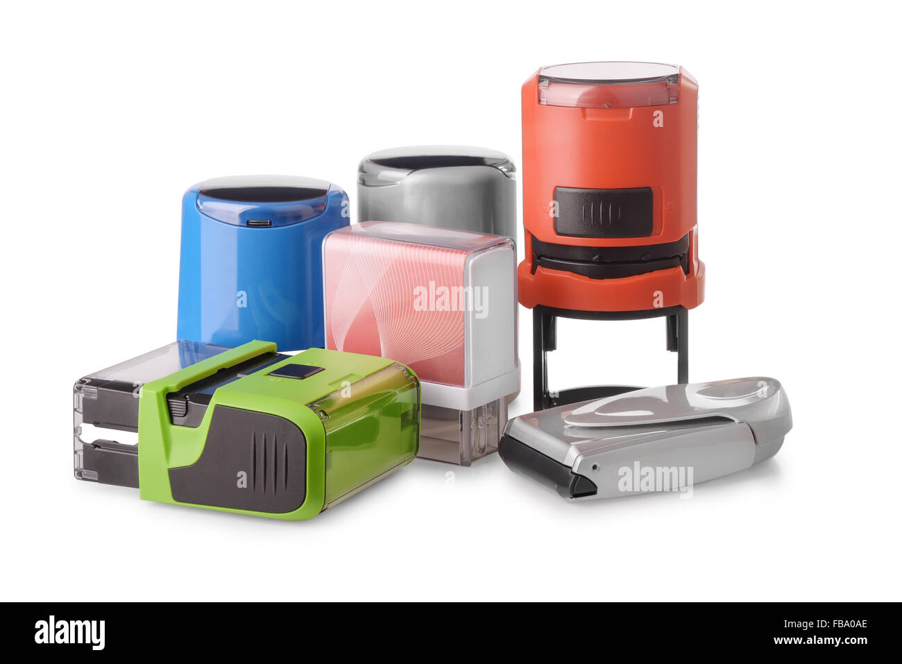 Self inking stamps cut out stock images pictures alamy