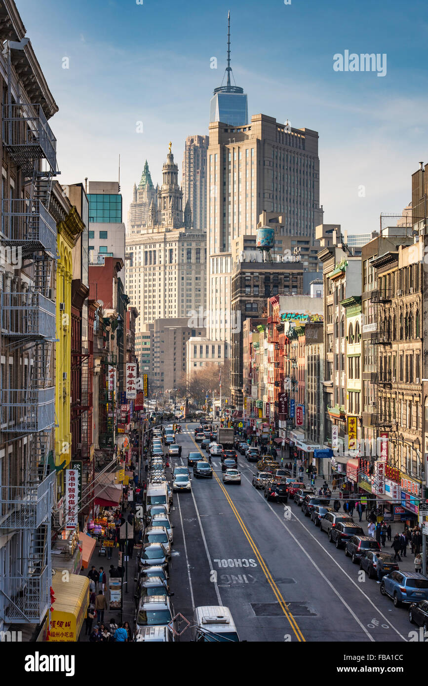 Chinatown, Manhattan, New York, USA Stock Photo