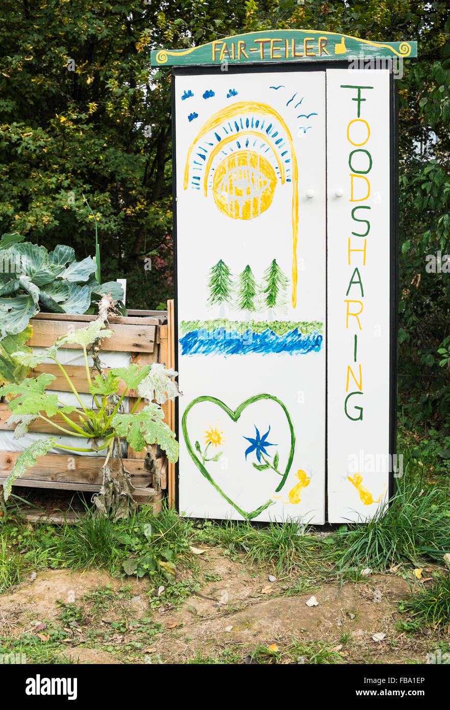 urban gardening project, university of stuttgart Stock Photo