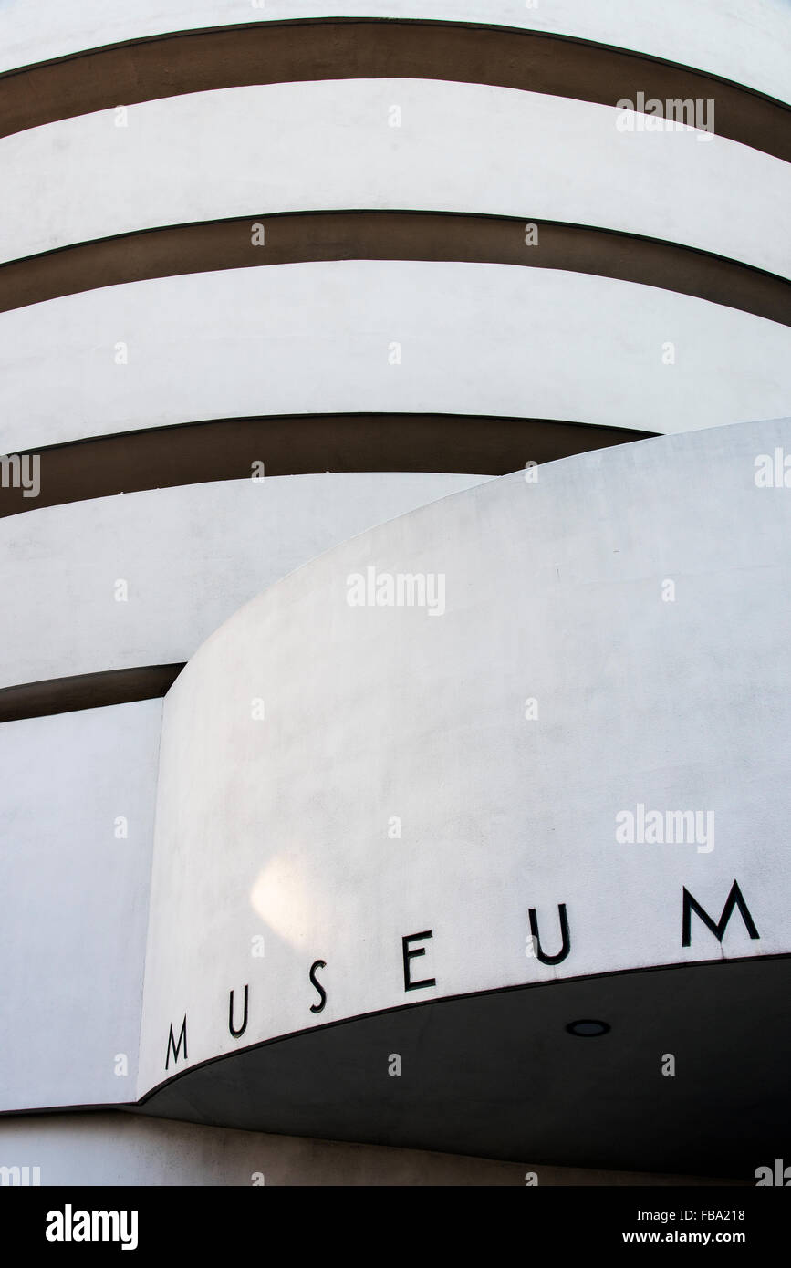 Solomon R. Guggenheim Museum, Manhattan, New York, USA Stock Photo