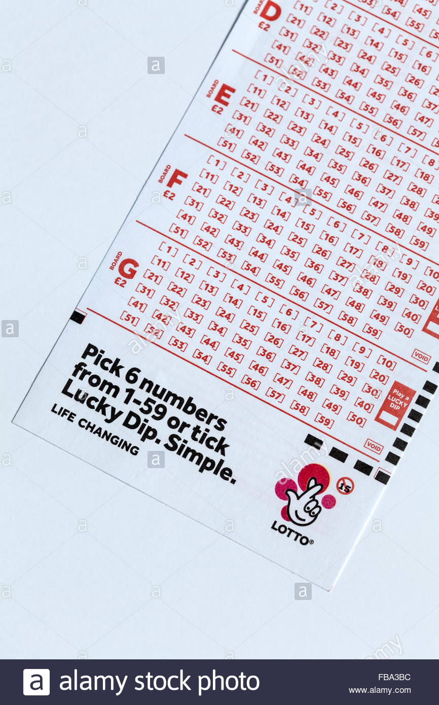 Lotto Slip Stock Photos & Lotto Slip Stock Images Alamy