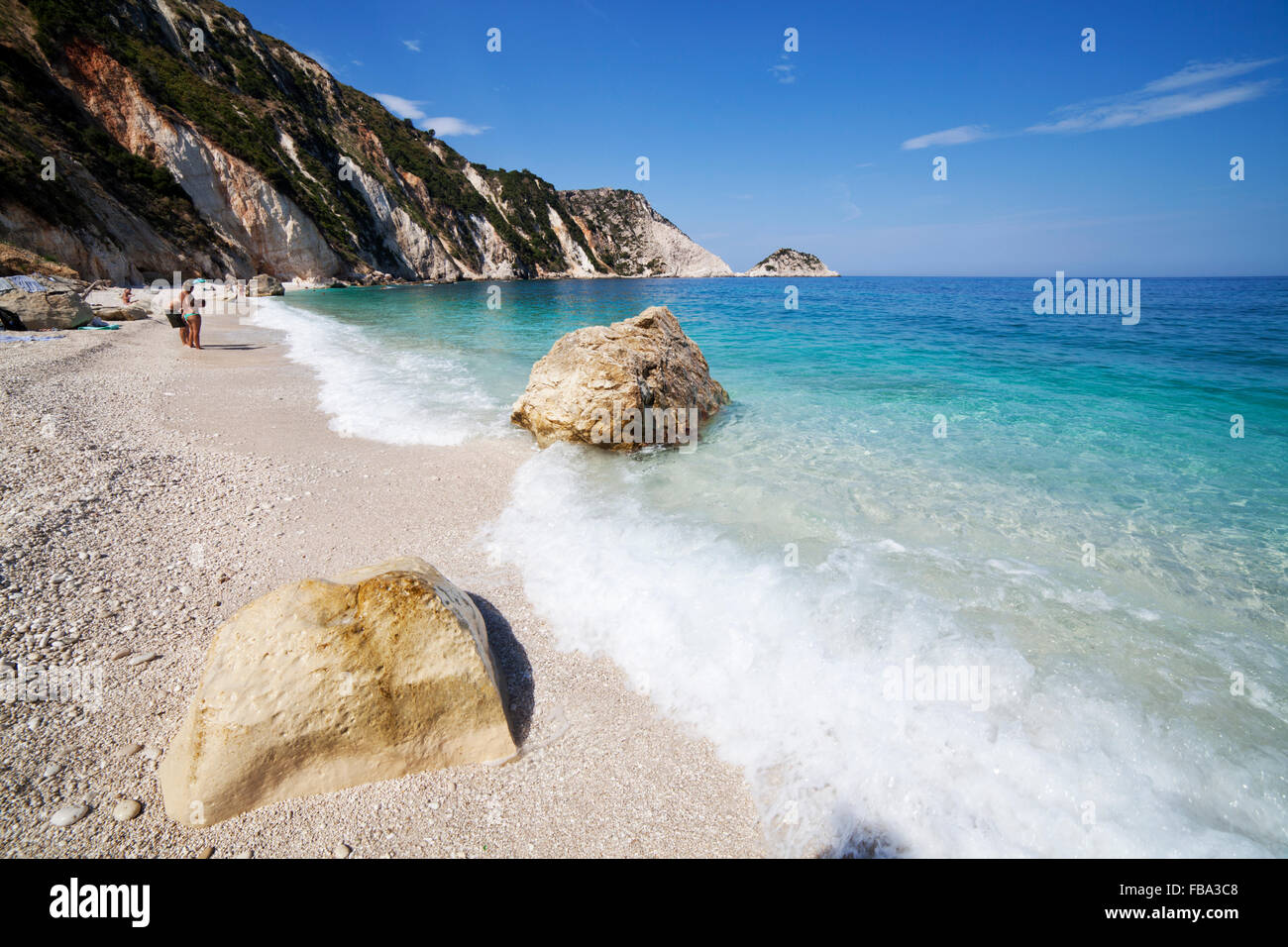 White Rocks beach (Kompothekrata, Ioanian Islands) on the map with photos  and reviews🏖️