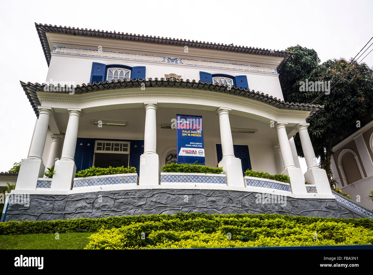 19th century house, Petropolis, state of Rio de Janeiro, Brazil Stock