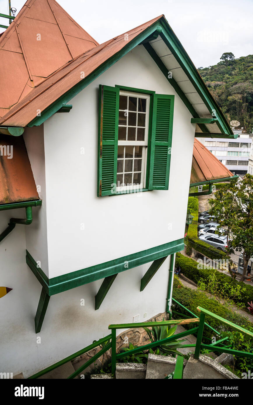 'The Enchanted', Santos-Dumont's Chalet, Petropolis, state of Rio de Janeiro, Brazil Stock Photo