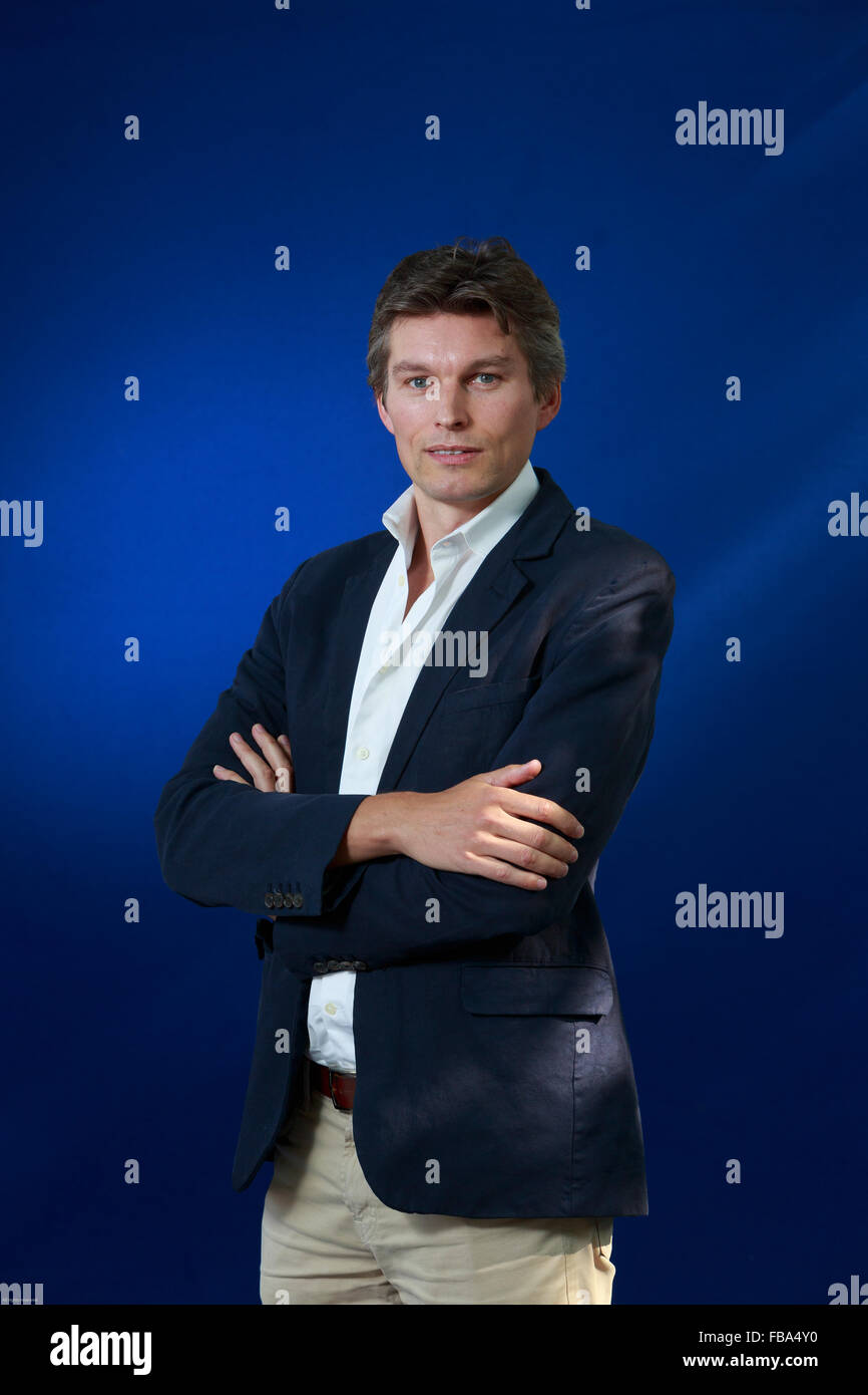 Edinburgh International Book Festival 2013 portrait of Paul McMahon at