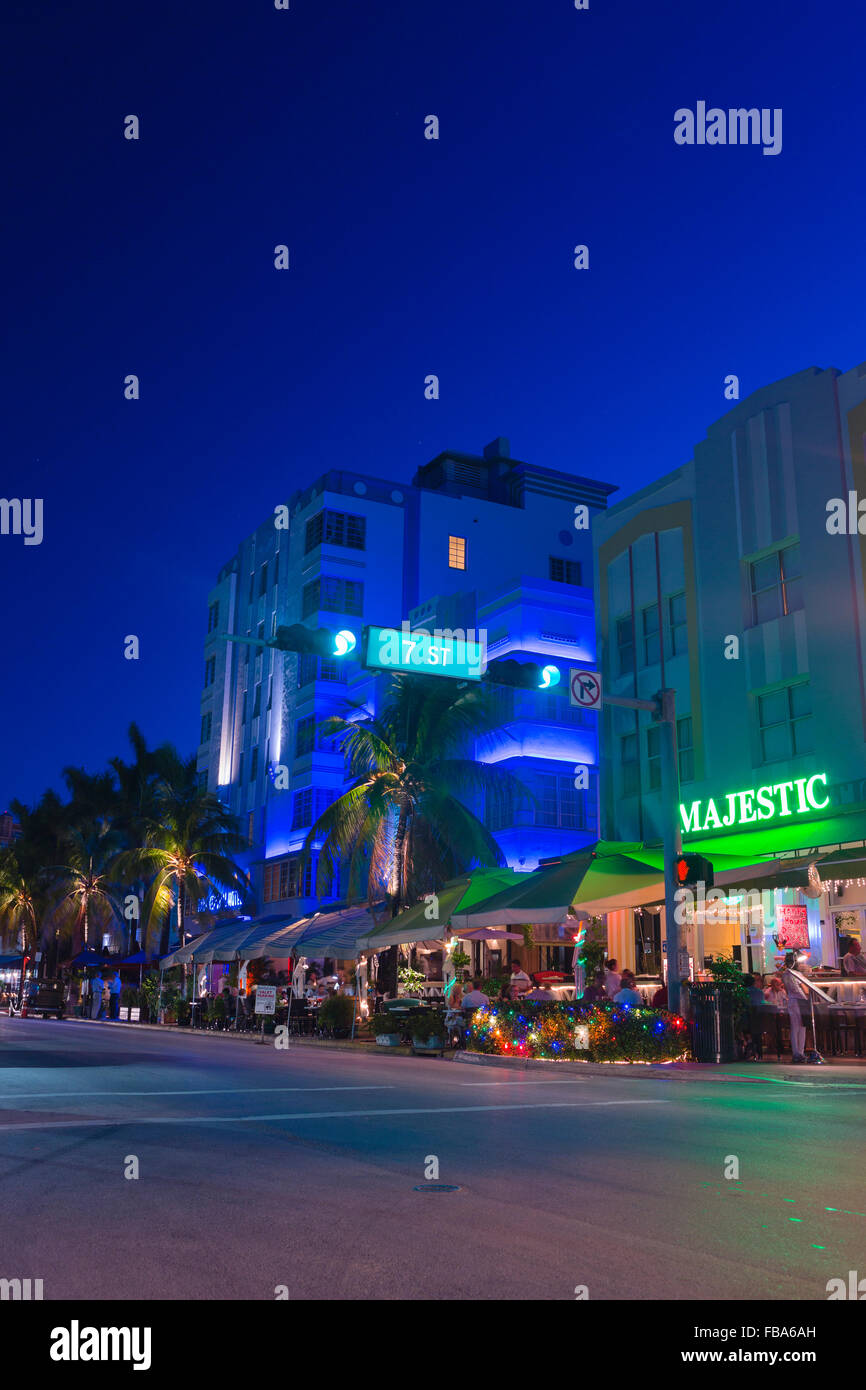 Miami south beach night hires stock photography and images Alamy