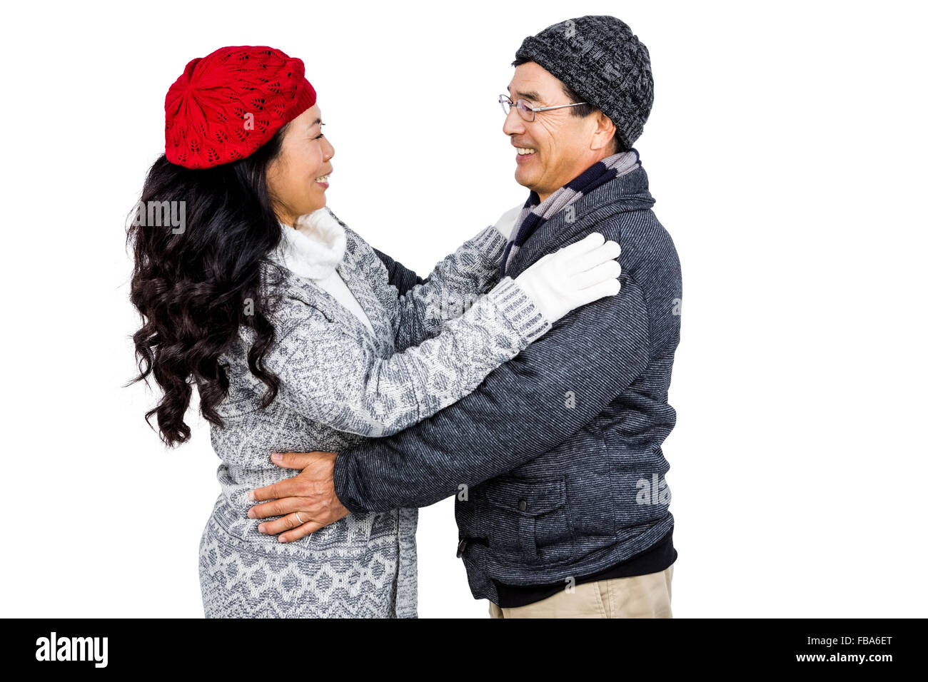 Couple embracing each other Stock Photo