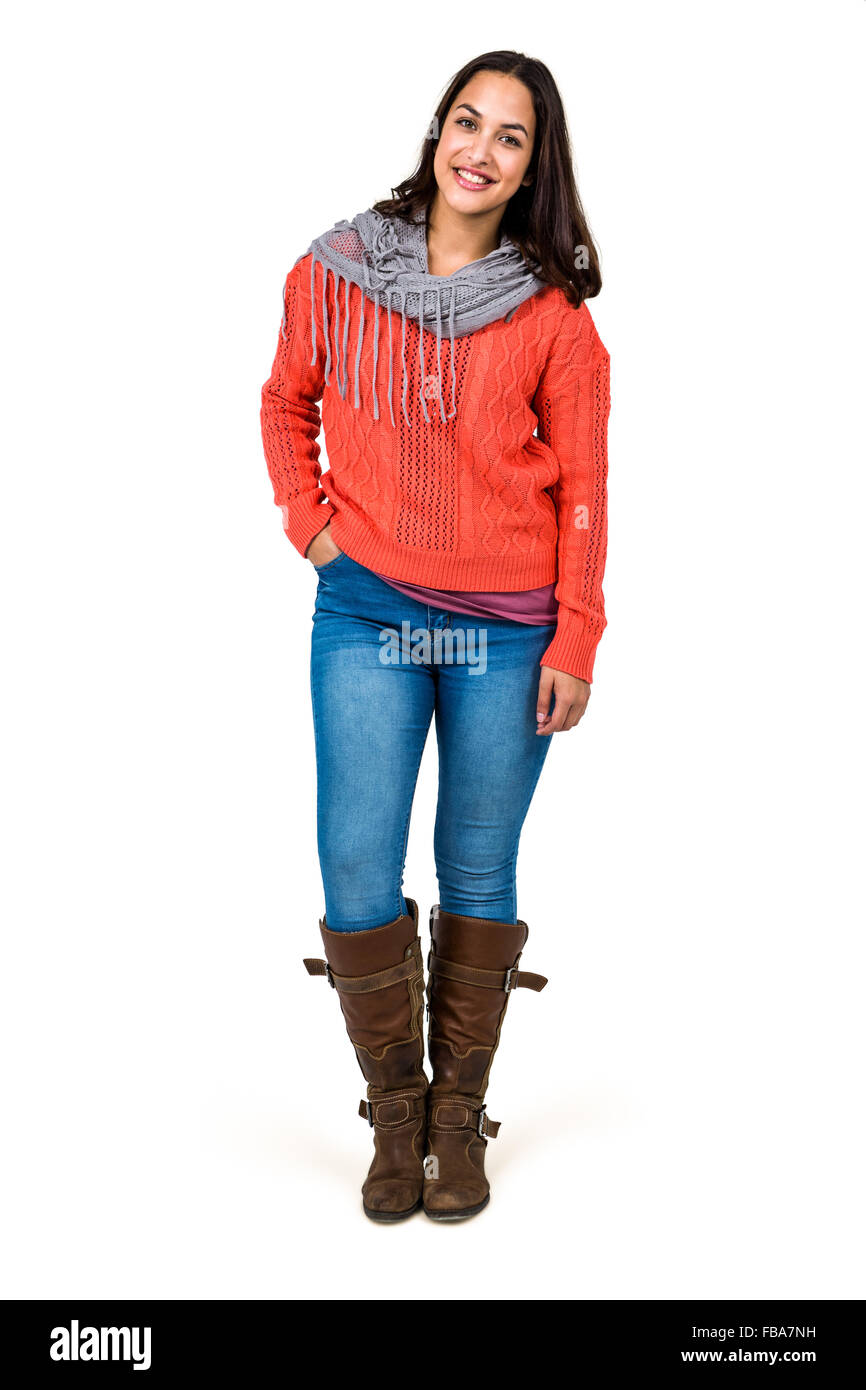 Portrait elegant pretty woman Cut Out Stock Images & Pictures - Alamy