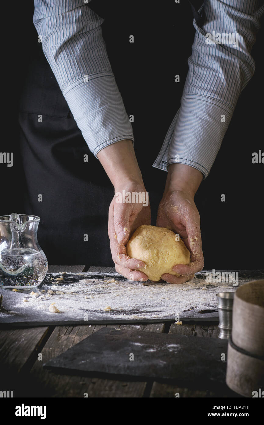 Readymade dough for pasta Stock Photo Alamy