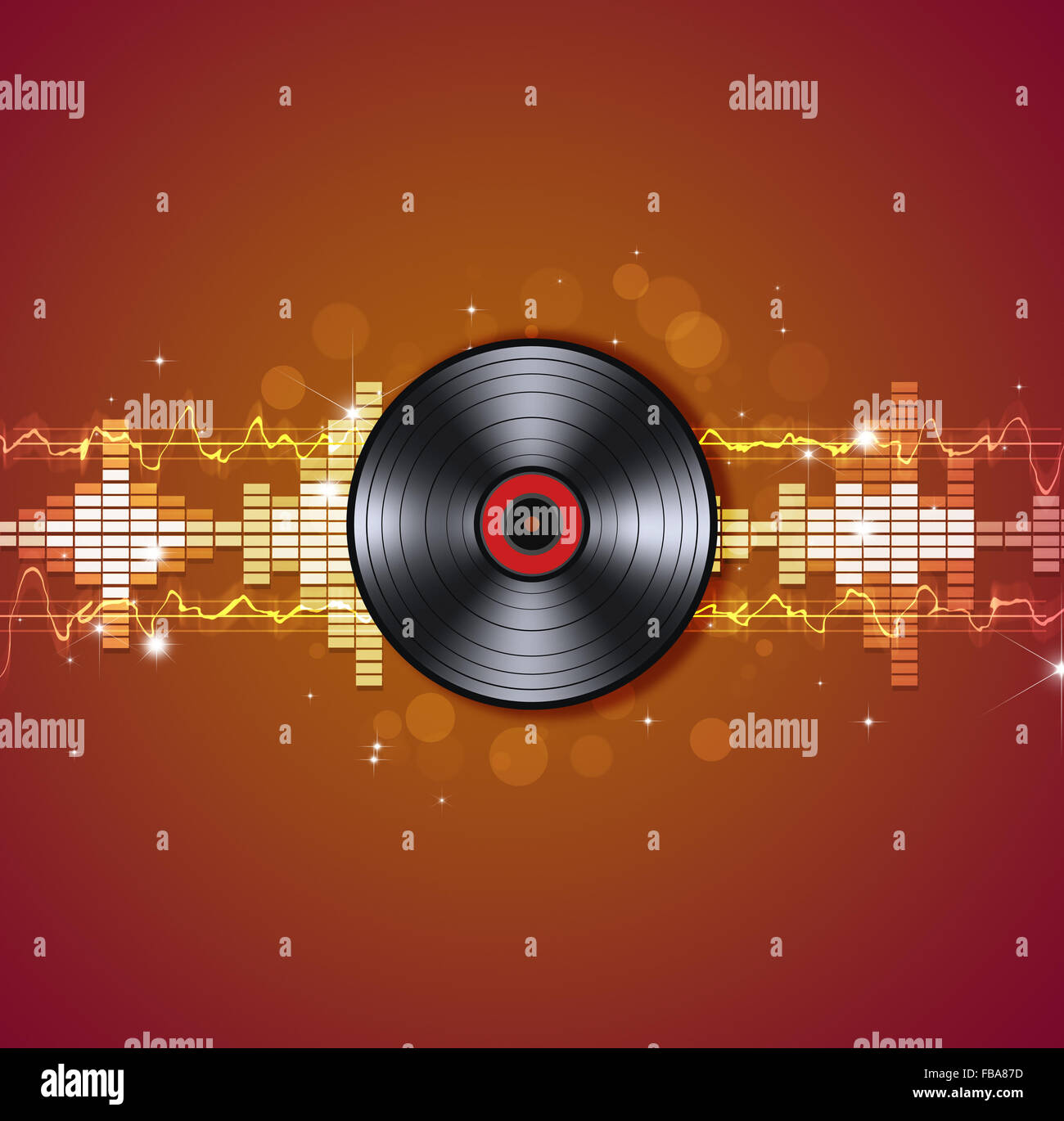 abstract music vinyl bright background for party events Stock Photo - Alamy