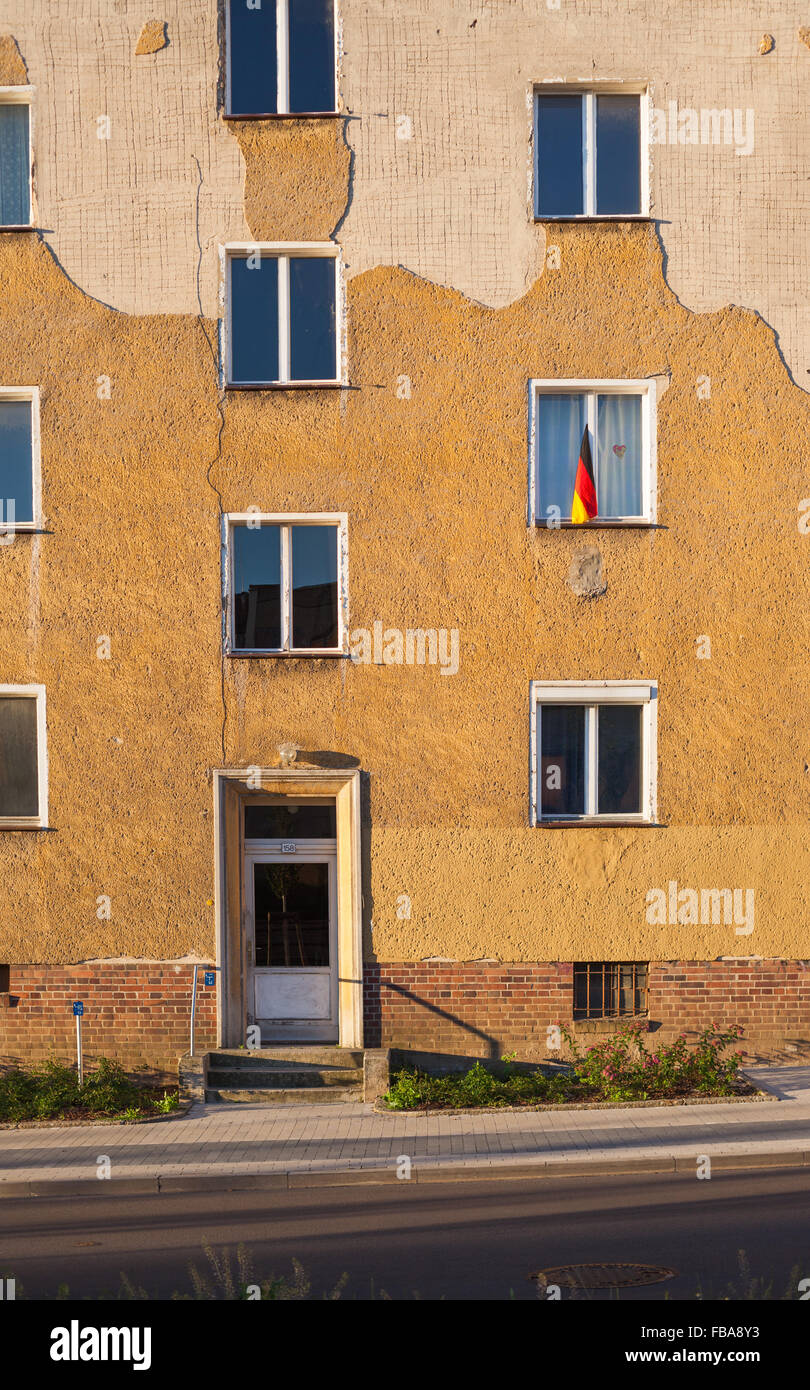 Apartment building in Frankfurt (Oder), Brandenburg (former East