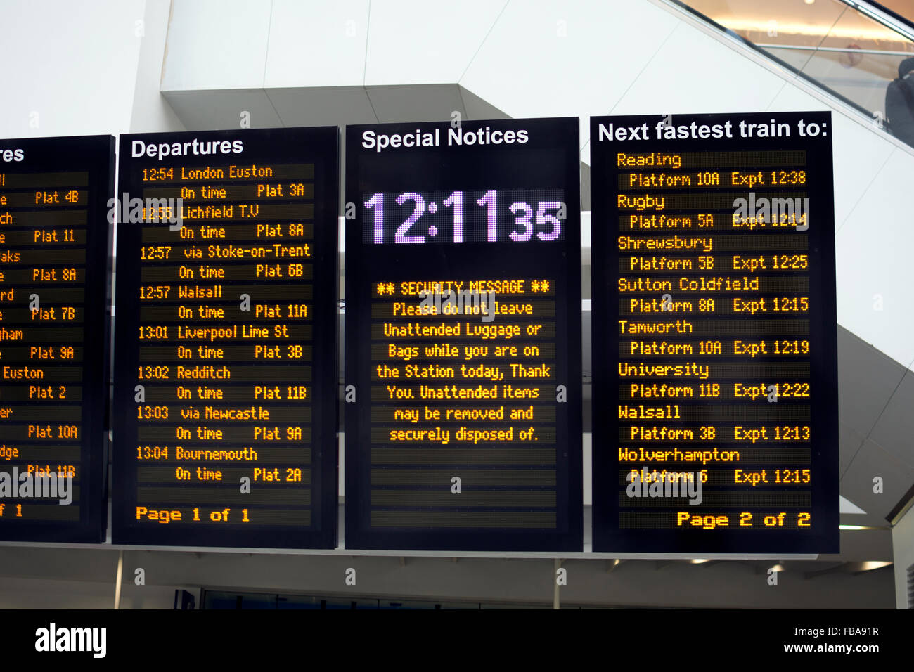 Uk rail information board hires stock photography and images  Alamy