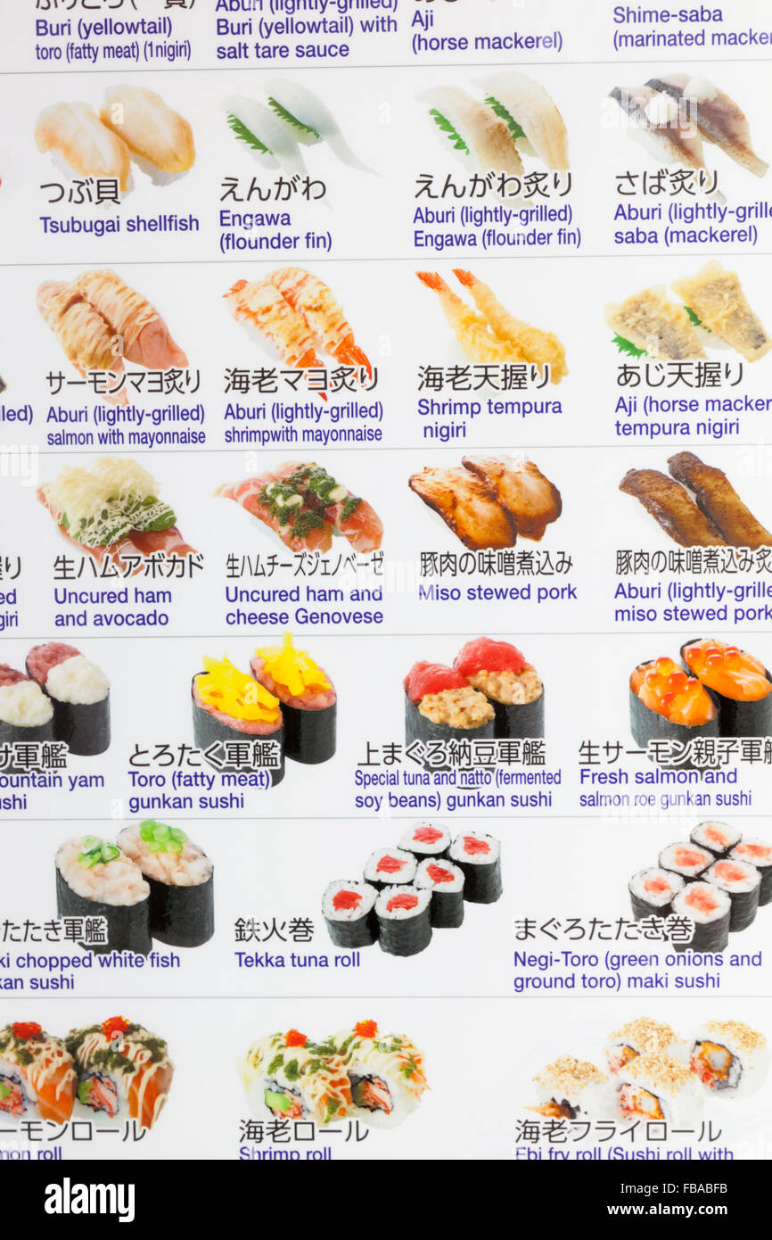 Total 94+ imagen sushi sushi menu - Viaterra.mx