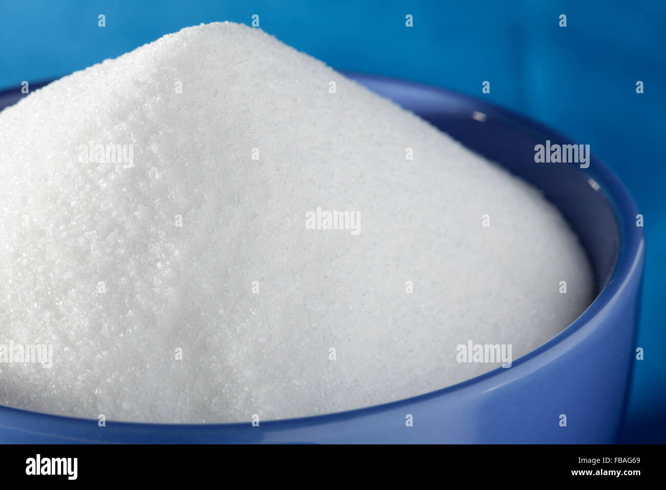 White refined sugar Stock Photo