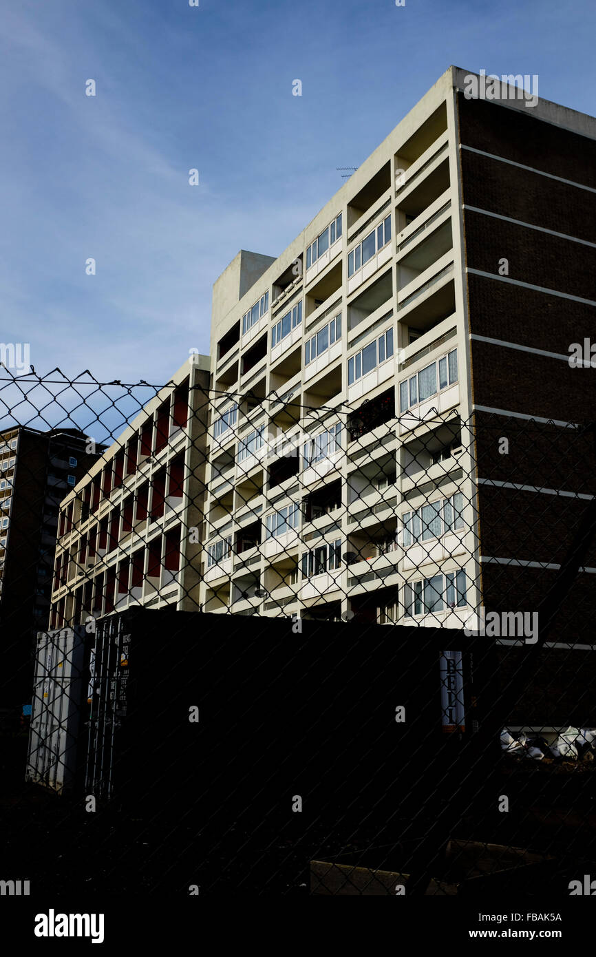 Council Flats Stock Photo Alamy