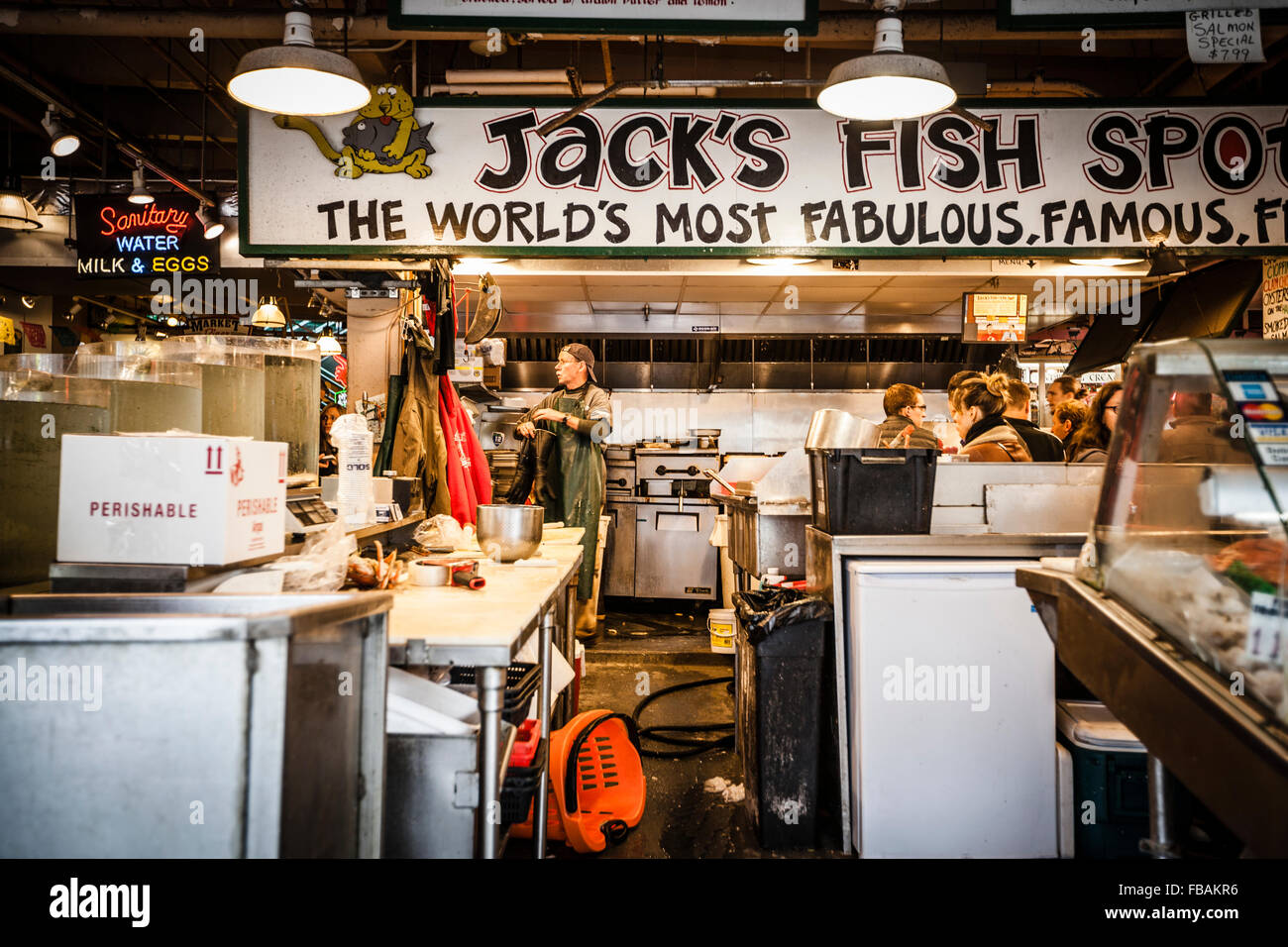The Public Market, Seattle most famous street market Stock Photo Alamy