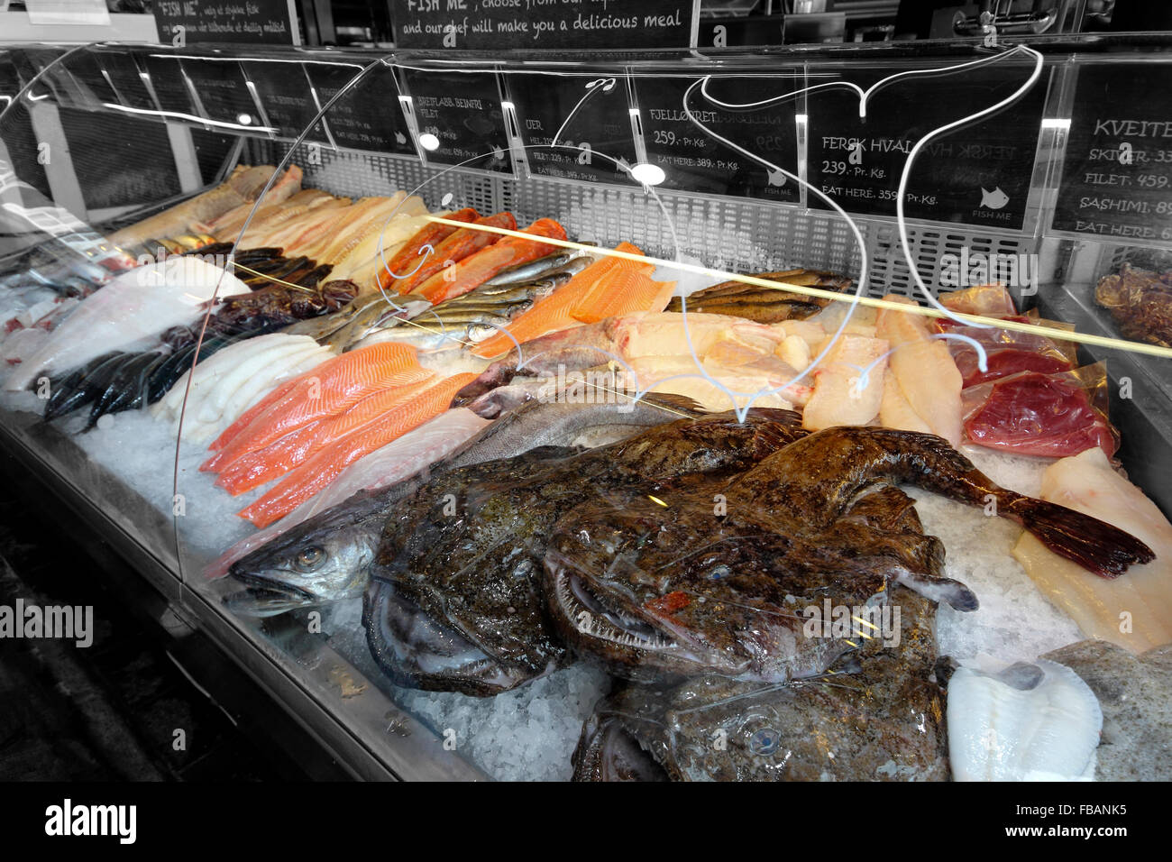 Fish Market, Bergen, Norway, Scandinavia, Europe Stock Photo Alamy