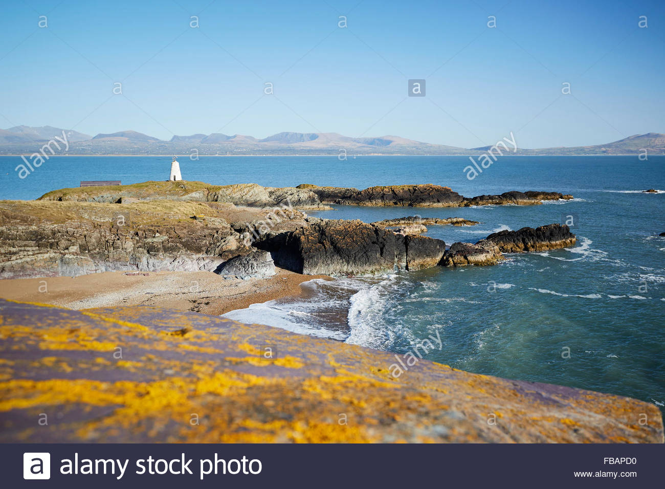 Llanddwyn Island, Anglesey, north Wales Stock Photo