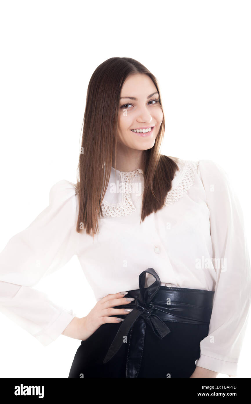 Office blouse and skirt uniform hot sale