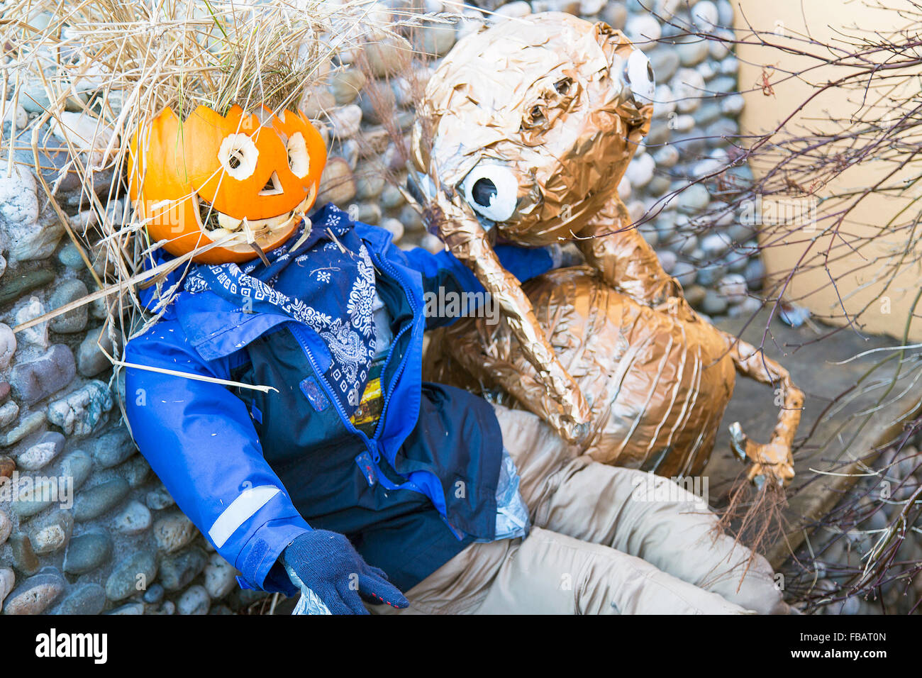 Halloween in Leap West Cork Ireland Stock Photo