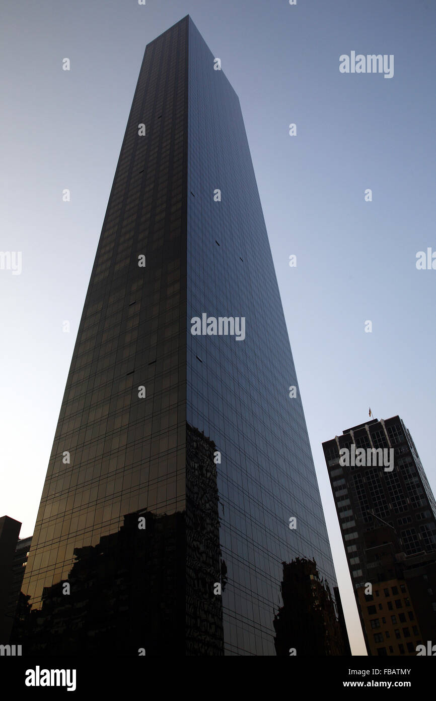 Classic & Iconic - The Trump World Tower on Manhattan New York USA (Donald Trump) Stock Photo