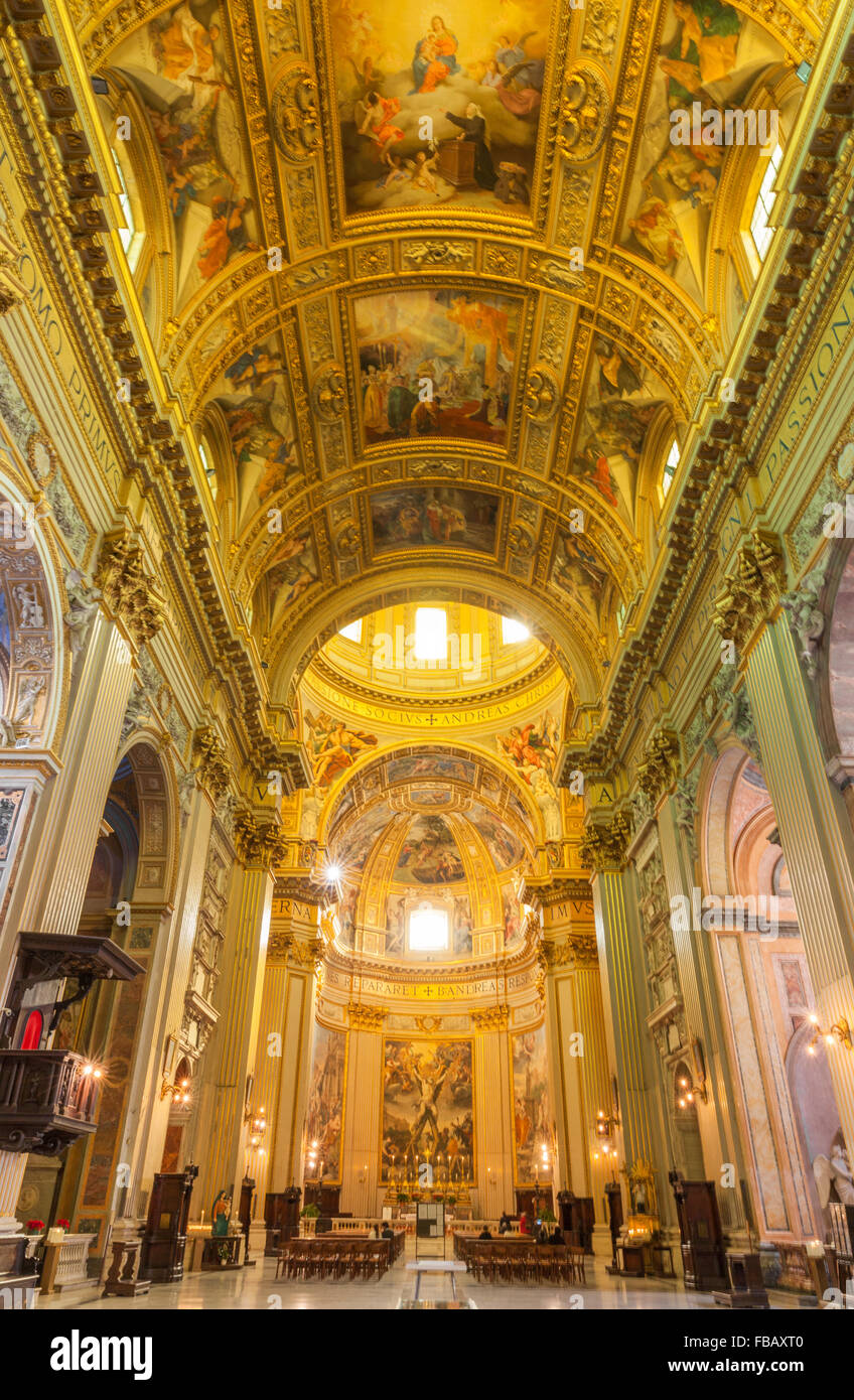 Basilica sant'andrea della valle Stock Photo