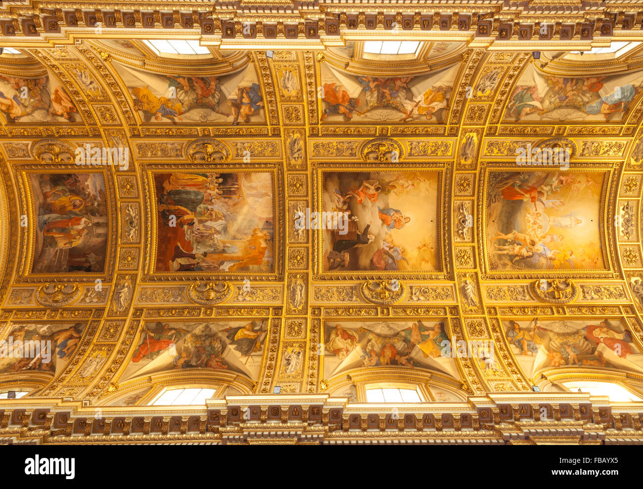 Basilica sant'andrea della valle Stock Photo