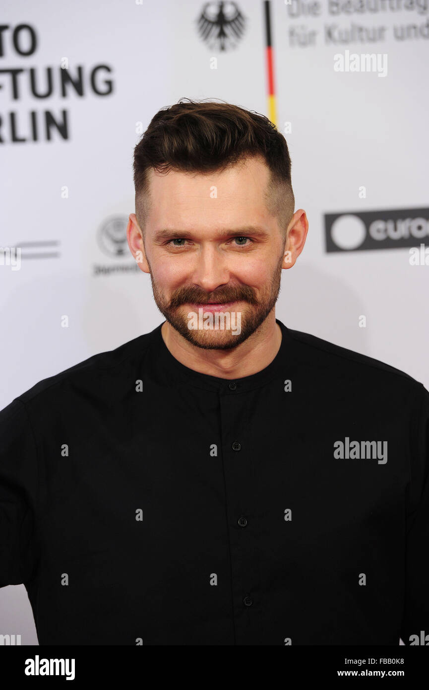 The 28th European Film Awards at Haus der Berliner Festspiele - Arrivals  Featuring: Grigory Dobrygin Where: Berlin, Germany When: 12 Dec 2015 Stock Photo