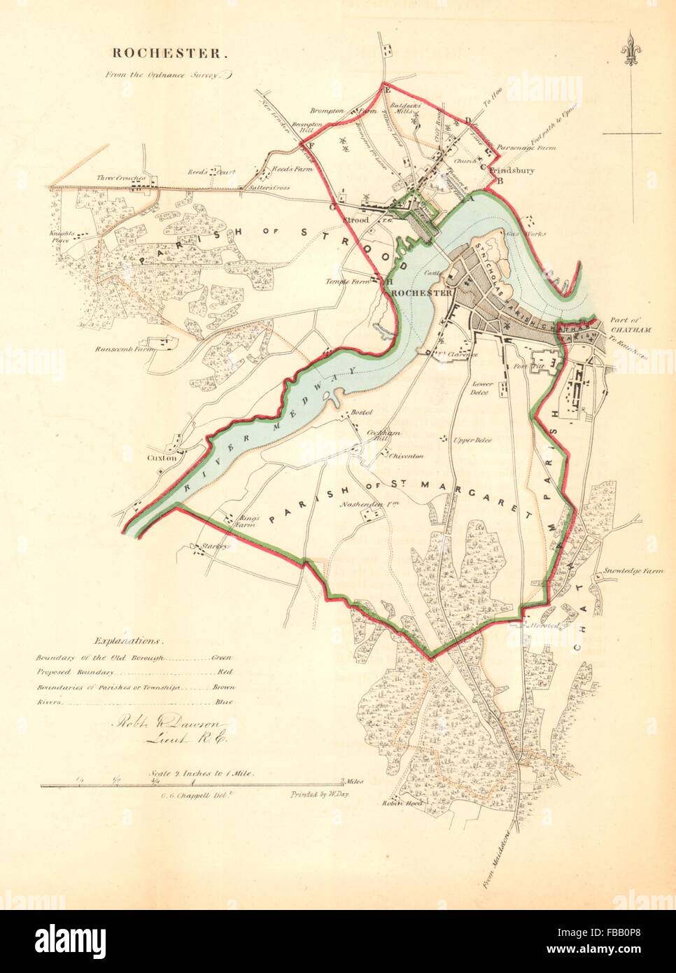 Old Street Maps Of Chatham Kent Chatham Kent Map High Resolution Stock Photography And Images - Alamy