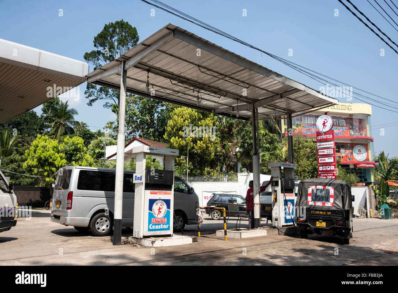 Sri lankan petrol station hires stock photography and images Alamy