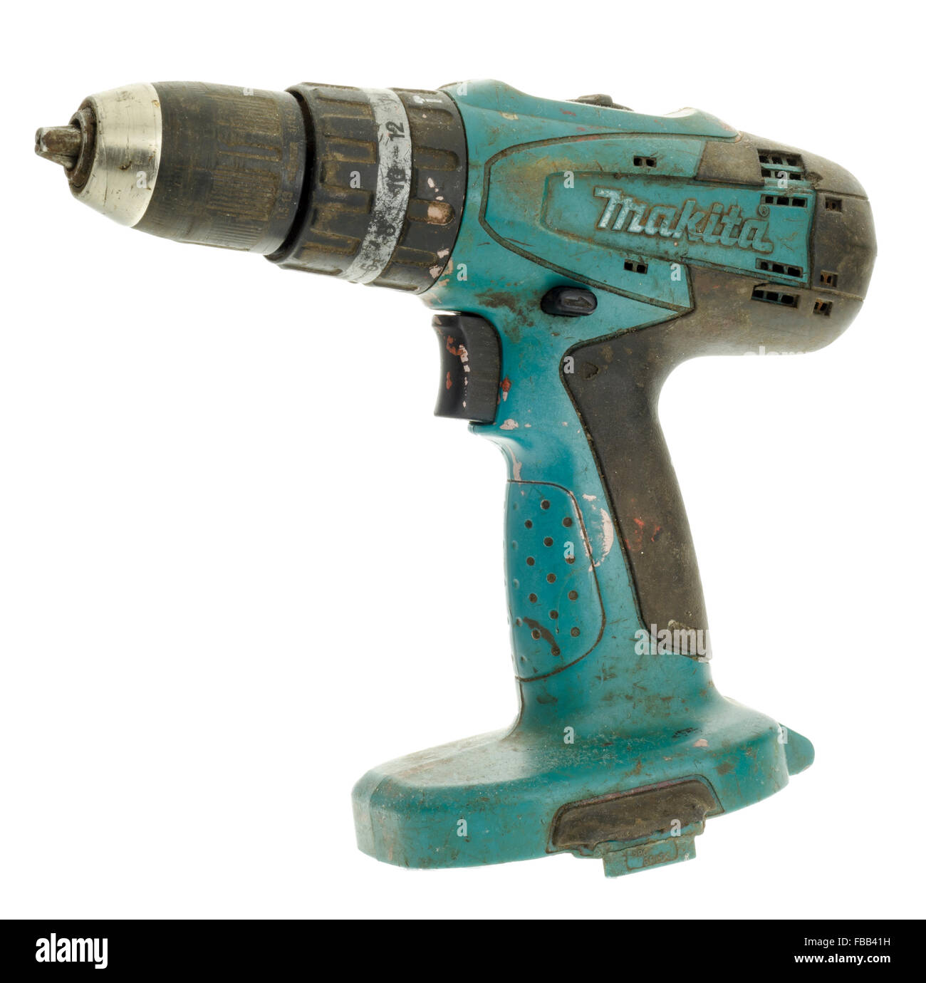 Electric Cordless Drill Stock Photo