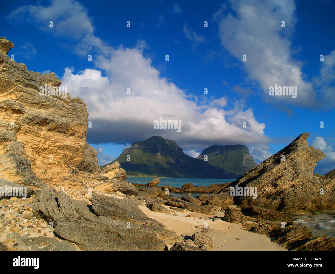 Lord Howe Island Beach View Stock Photo Alamy