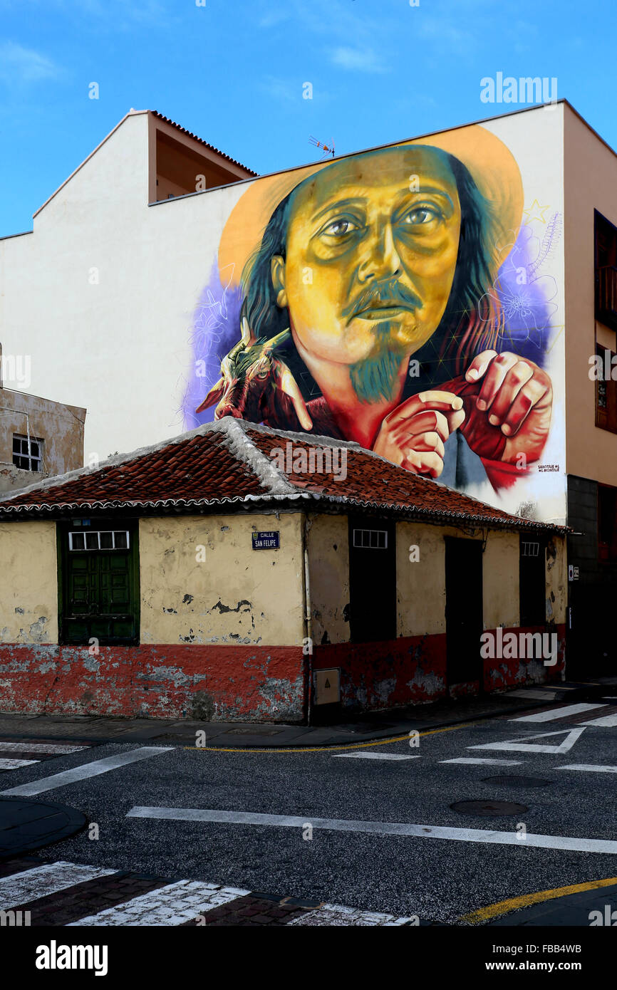 Old city of Puerto de la Cruz, Tenerife Stock Photo - Alamy