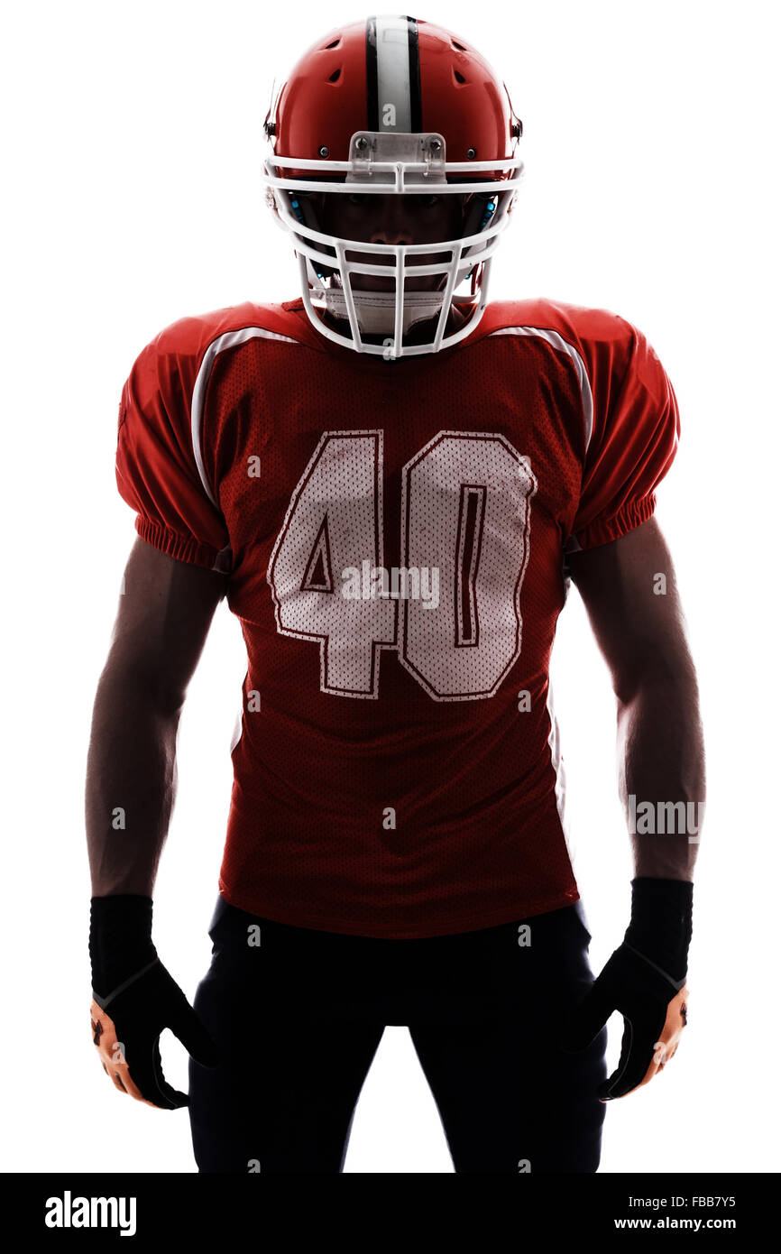 Rugby player standing straight Stock Photo Alamy