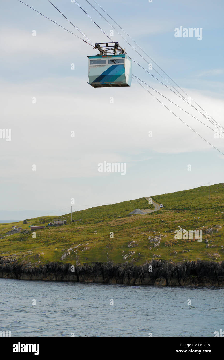 Dursey Island Cable Car on the Beara Peninsula in Ireland Stock Photo