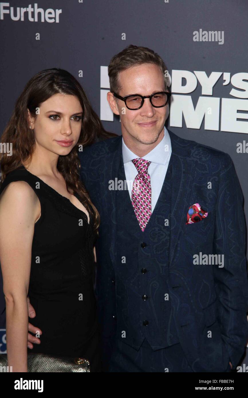 New York premiere of 'Daddy's Home' held at AMC Lincoln Square - Arrivals  Featuring: Antoniette Costa, Joey McFarland Where: New York City, New York, United States When: 13 Dec 2015 Stock Photo