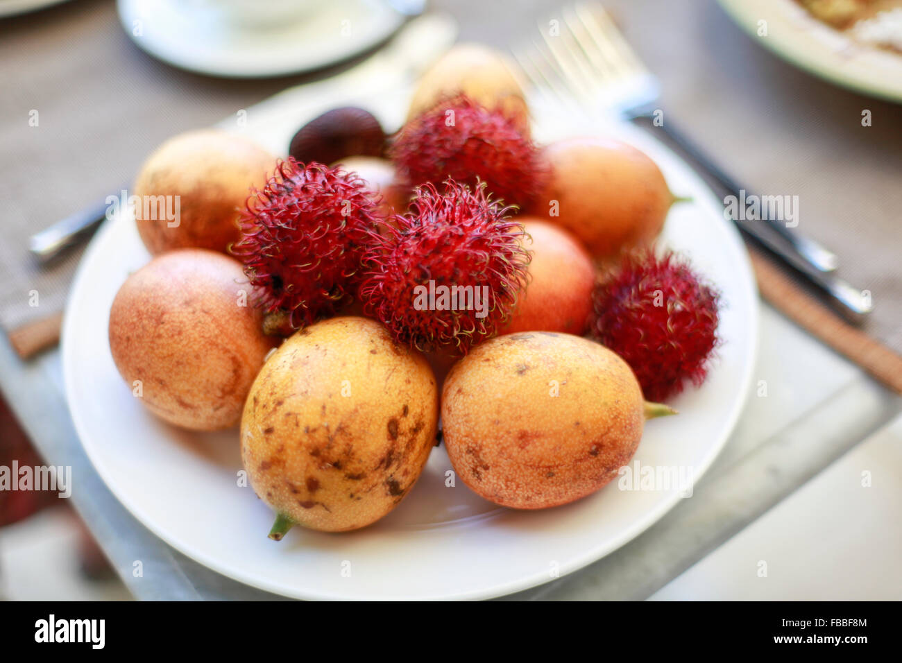 Rambutan plate hi-res stock photography and images - Alamy