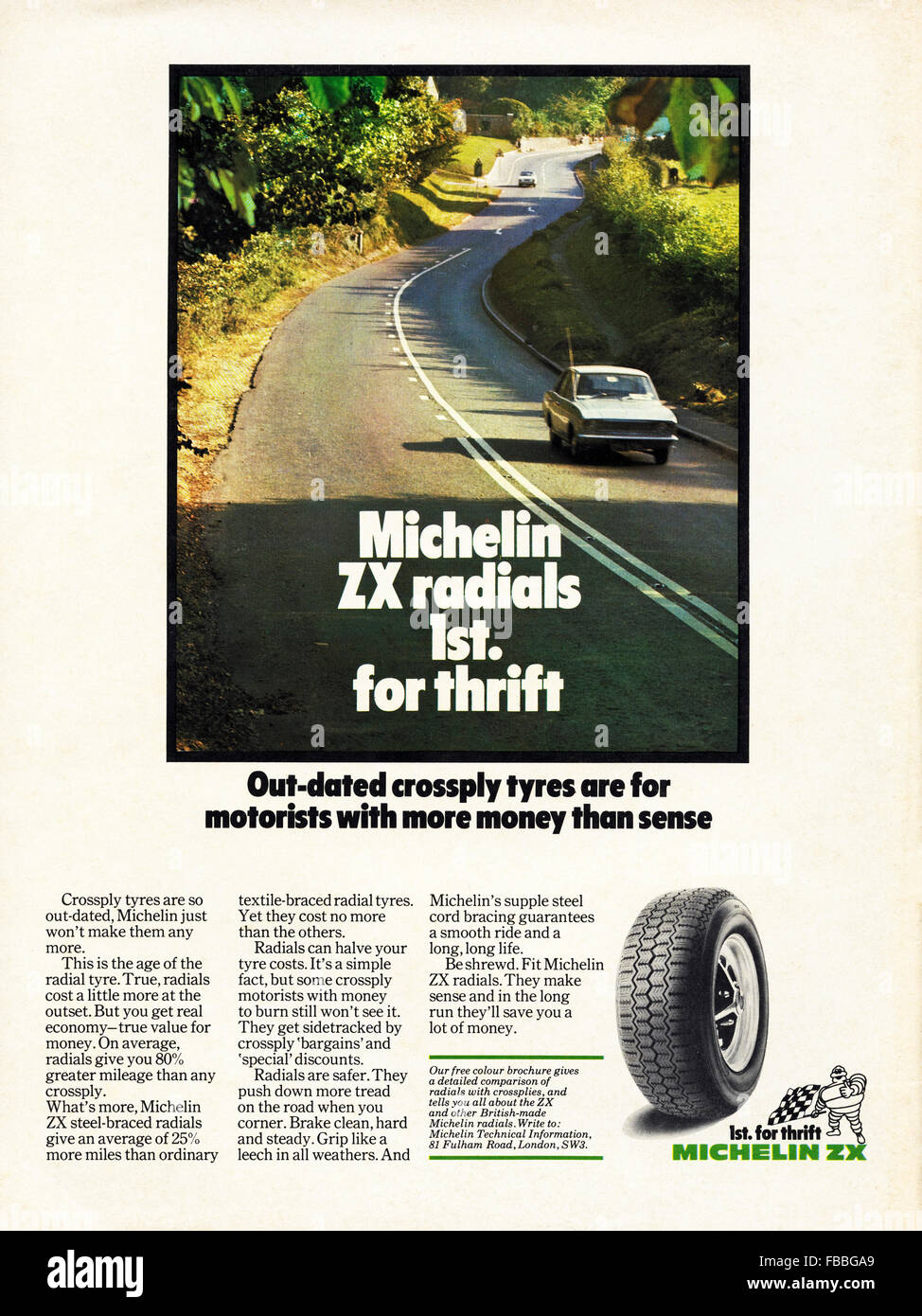 Original vintage full page colour advert from 1970s