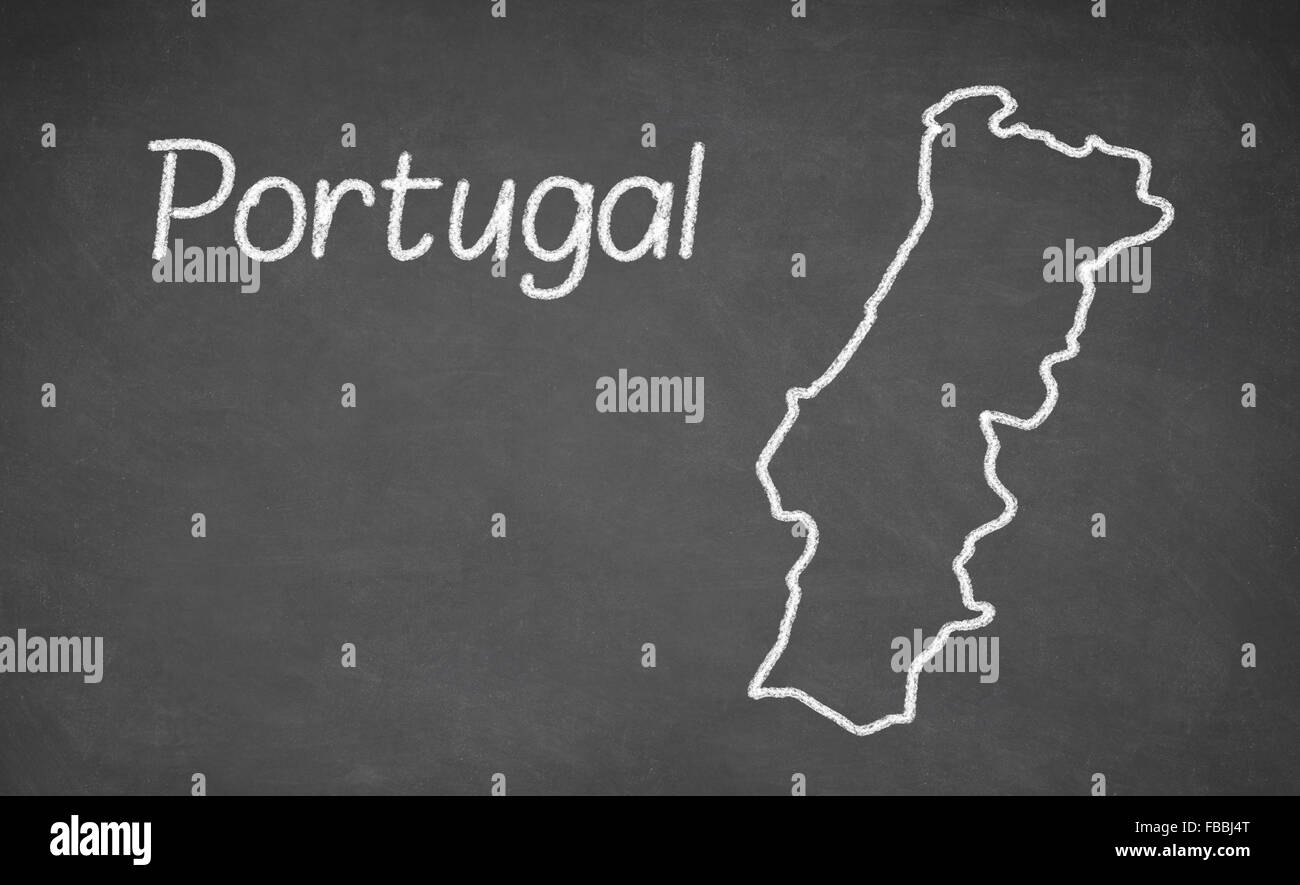 Gray Portugal Map Regions Stock Photos and Pictures - 654 Images