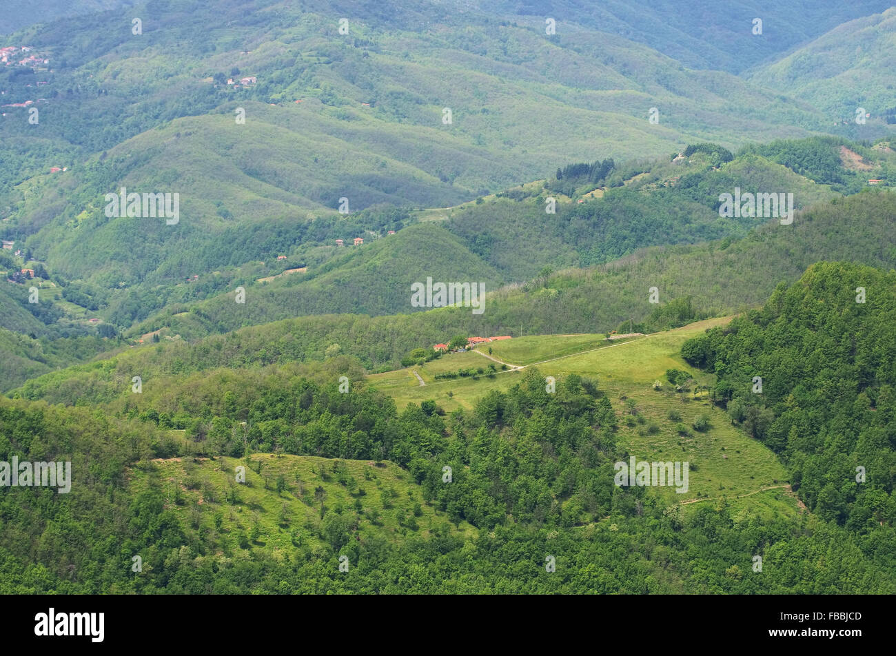 Ligurischer Apennin - Ligurian Apennines 02 Stock Photo