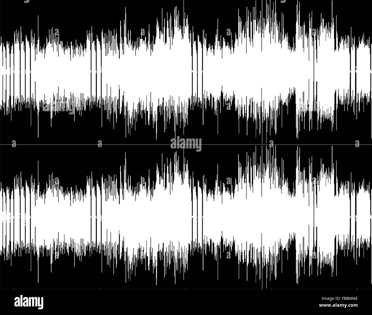 Abstract digital sound wave background. Stock Vector