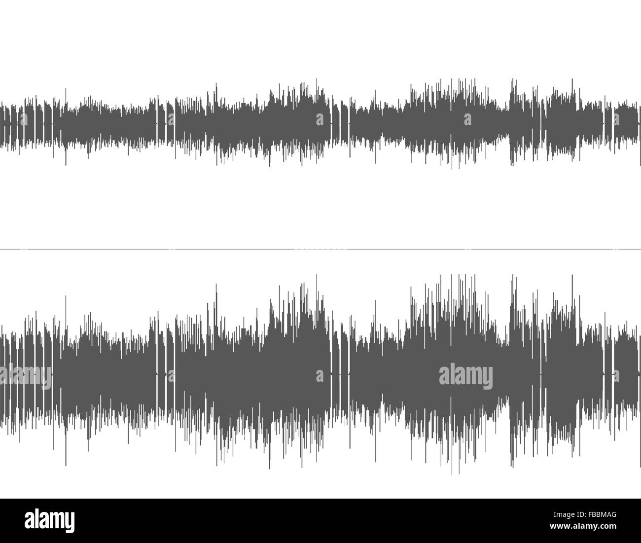 Abstract digital sound wave background. Stock Vector