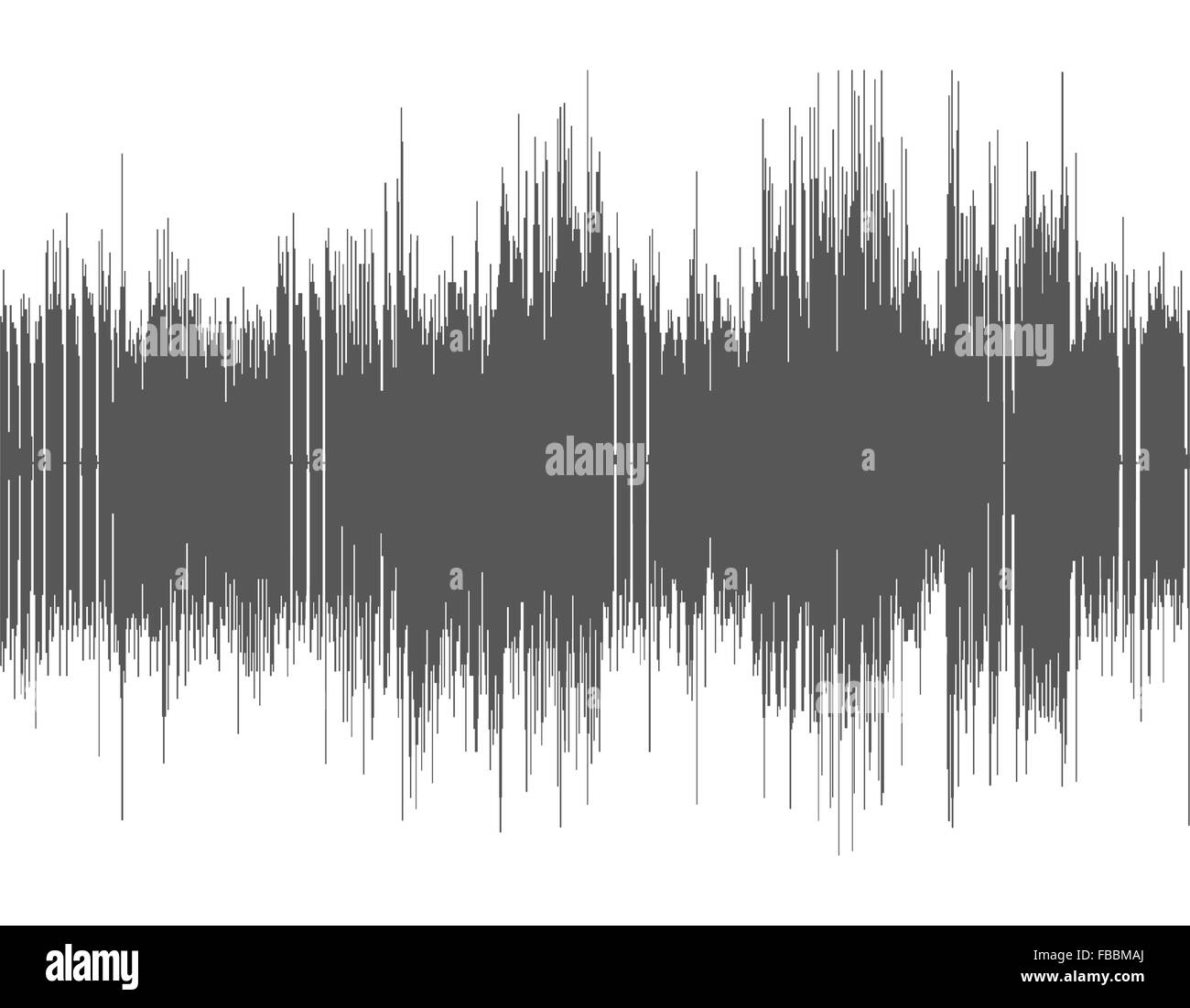 Abstract digital sound wave background. Stock Vector