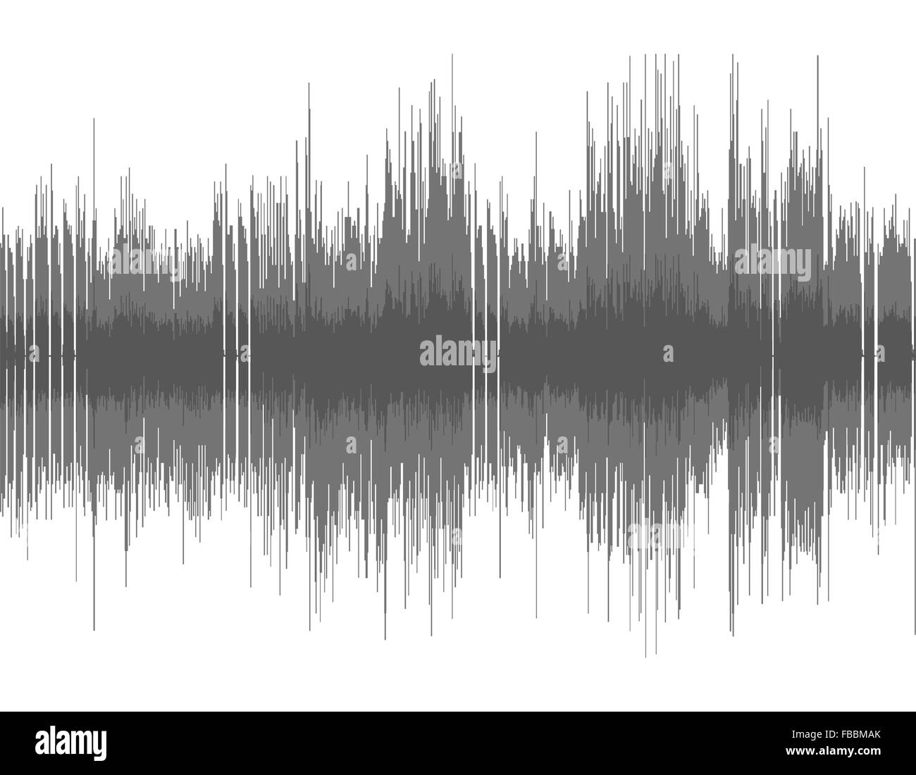 Abstract digital sound wave background. Stock Vector