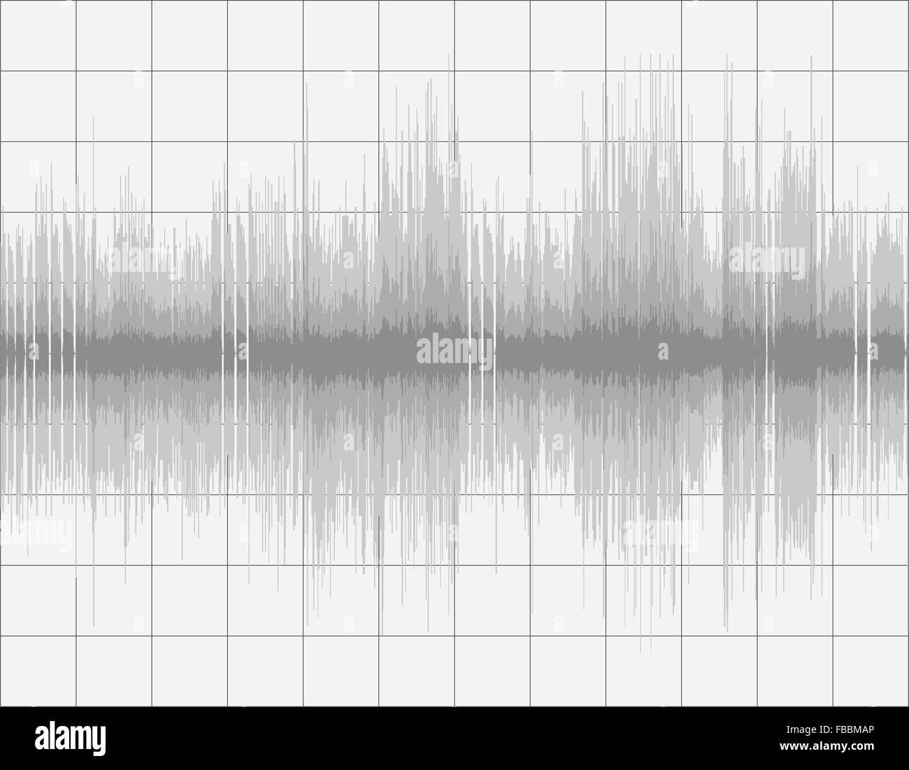 Abstract digital sound wave background. Stock Vector