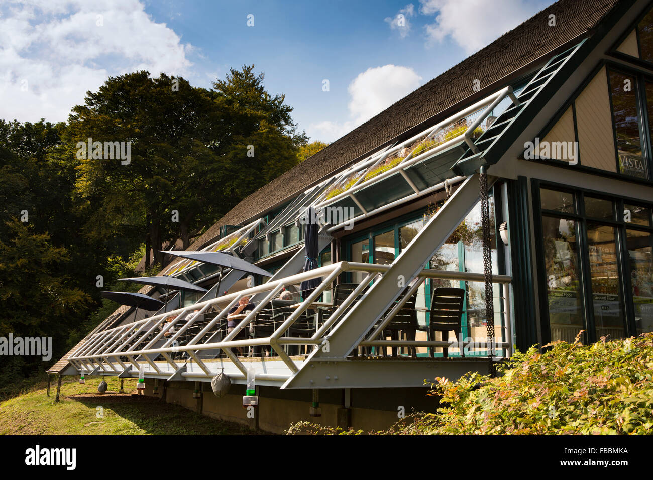 UK, England, Derbyshire, Matlock Bath, Heights of Abraham, Visitor